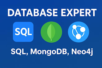 build, create, and manage sql, mongodb, and neo4j databases
