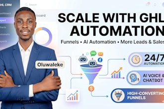 design gohighlevel sales funnel, gohighlevel markekting automation, fix workflow