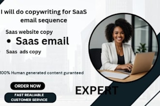 write saas product converting sales and marketing email sequence