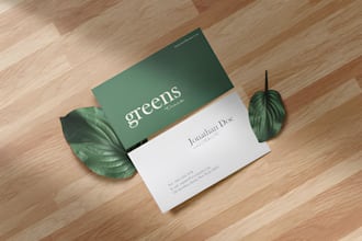 professional business card visiting card design 5 hours