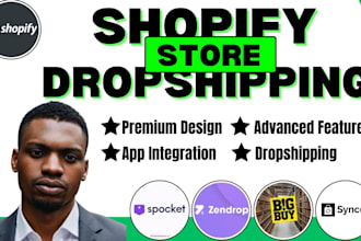 build shopify website design dropshipping shopify ecommerce website development