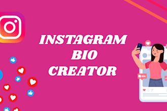 write a custom instagram bio that shows your personality and brand