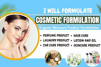 create a custom skincare formulation and cosmetic formula