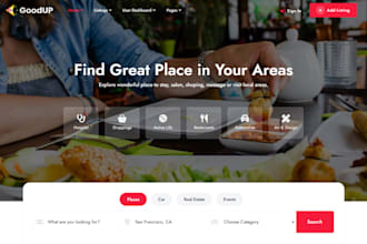 design geo directory website business directory hivepress listing pro website