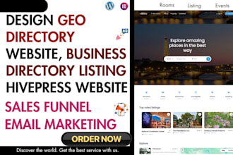 business geo directory listing website geodirectory hivepress sales funnel