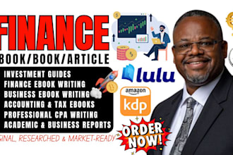 ghostwrite business, leadership, finance ebook, article, lead magnet