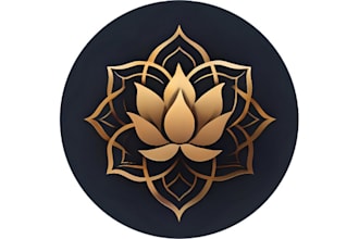 design spiritual logo for yoga, meditation, and wellness brands