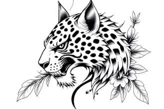 design a unique realistic tattoo for you