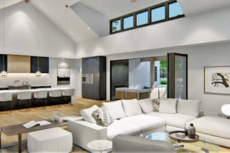 renovate 3d apartment interior, furniture set, minimalist decor,home staging,cgi
