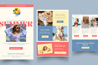 design a klaviyo email newsletter template