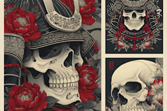 draw japanese traditional tattoo design
