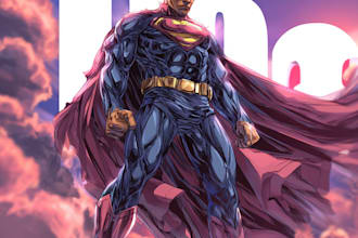 customized you in a superhero famous character