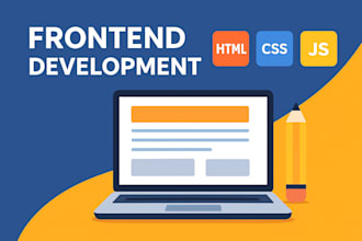 design frontend website using HTML CSS  js