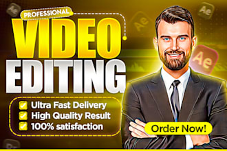 professionally edit youtube vlogs, reels, travel and all type of video editing