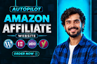 setup an autopilot amazon affiliate website store with autoblog
