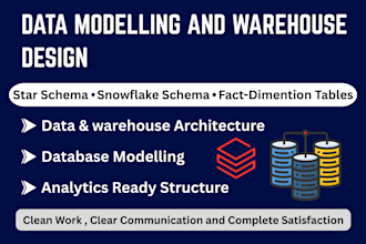 design data models and build modern data warehouses