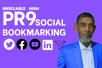 indexable high PR social bookmarking manually submit your site