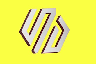 design a luxury monogram logo unlimited revisions
