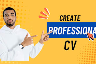 design professional and interactive CV