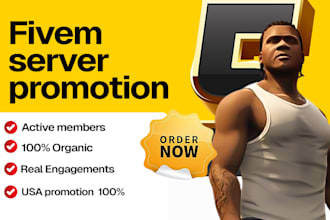 grow your fivem server, professional fivem server promotion