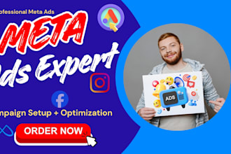 setup meta ads facebook and instagram advertising campaign