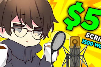 write engaging manhwa recap scripts for your videos