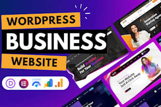 do business website development, website design or redesign wordpress website