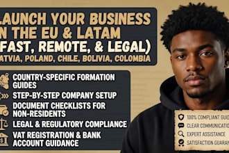company registration in latvia, poland, chile, estonia, finland, sweden, poland