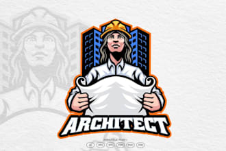 do unique architect or engineer logo design
