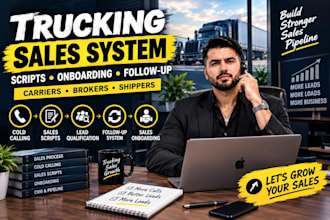 build your trucking sales cold calling scripts and onboarding
