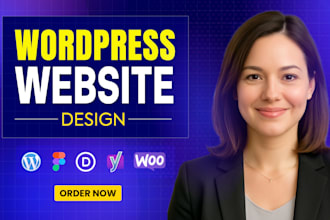 build wordpress website design, website development as a wordpress developer