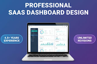 design a modern saas dashboard in figma