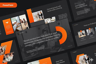 design professional powerpoint presentations with charts and visuals
