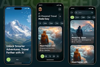 build city tourism app, ai trip planner app, travel planning app, ai travel app