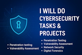 do any cybersecurity tasks and projects