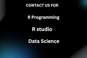 do data analysis, visualization, code, script and r programming