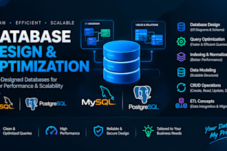 do database design and optimization with mysql and postgresql
