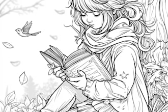 create amazing colouring book pages