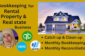 do property bookkeeping in quickbooks for landlords and real estate