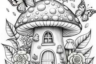 draw cute bold and easy coloring book pages