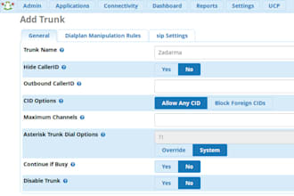fix or setup your asterisk, vicidial, sip, freepbx, fusionpbx, freewitch, voip
