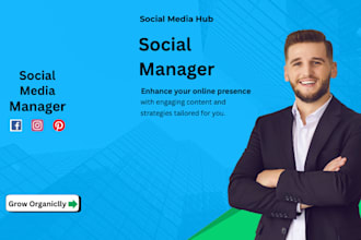 be your social media manager and increase organic reach
