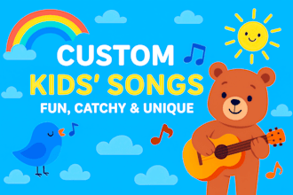 compose, produce fun educational kids songs, nursery rhyme