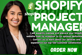 manage shopify store website manager, store manager, shopify store