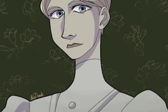 do 2d illustration with your character