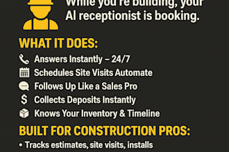 make ai receptionist ai sales agent and ai marketer