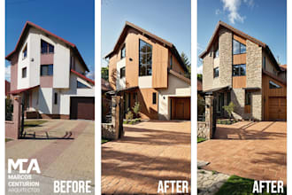redesign your facade or interior with ai