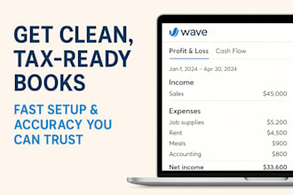 set up, clean up, and manage your books in wave accounting