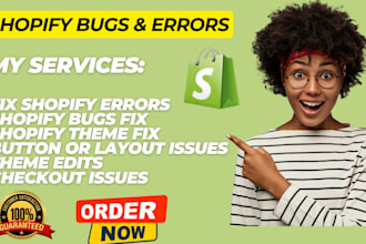 fix shopify checkout issues fix shopify bugs shopify store optimization
