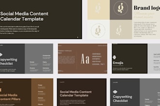 design a modern brand style guide and social media kit for your ecommerce store